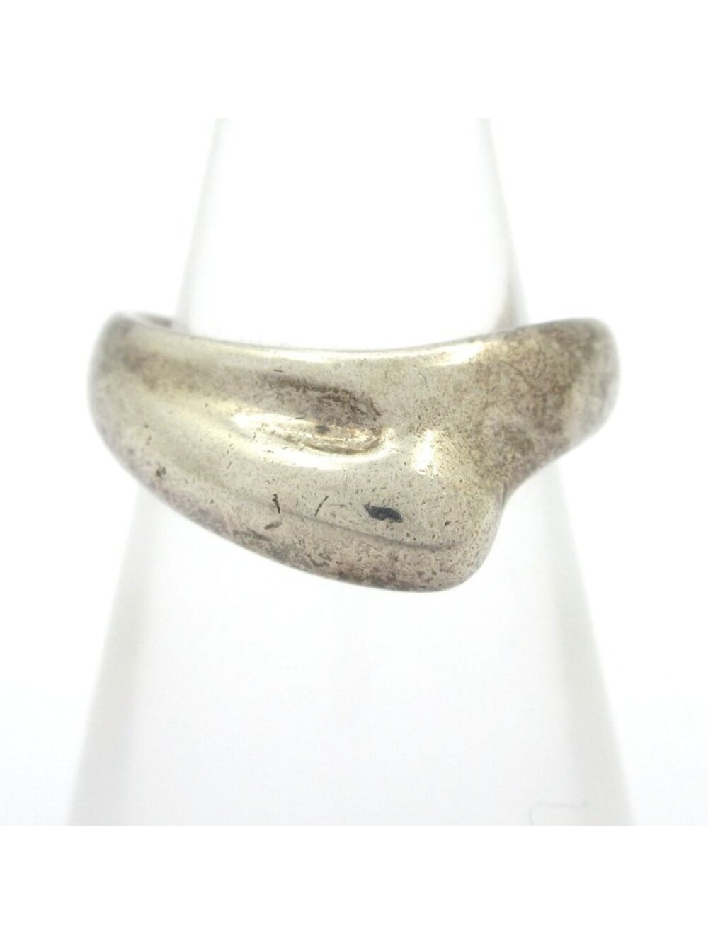 Tiffany & Co Ring Curved Wave Silver